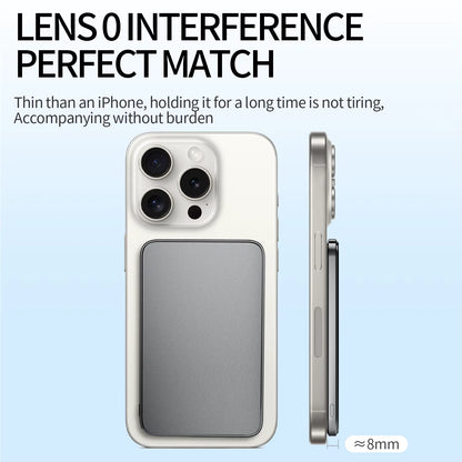 New Ultra Thin Alloy Powerbank Magnetic Power Bank Wireless Fast Charger for Iphone 16 15 14 13 12 Backup Battery for Magsafe