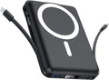 For Magsafe Power Bank, 10000Mah Magnetic Power Bank with USB-C Cable and PD 20W USB C Fast Charging LED Display, Wireless Portable Charger for Iphone 17/16/15/14/13/12/Pro/Pro Max