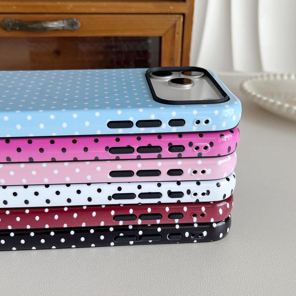 Chic Yellow Polka Dot Case for iPhone 17 - Stylish MagSafe Compatible Bumper with Shock Absorption and Dual Layer Protection