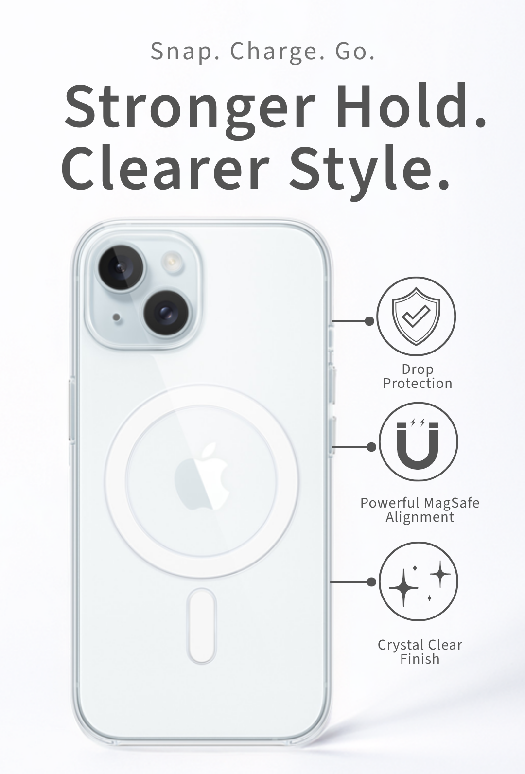 Clarity+ MagSafe Clear iPhone Case