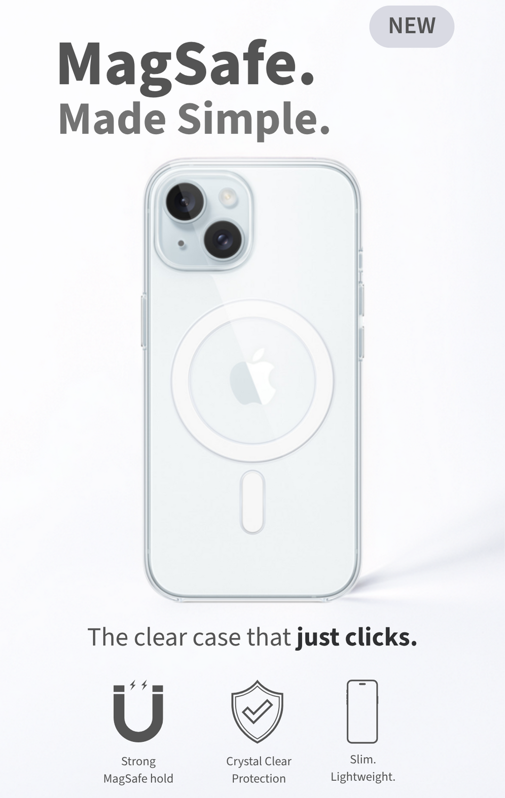 Clarity+ MagSafe Clear iPhone Case