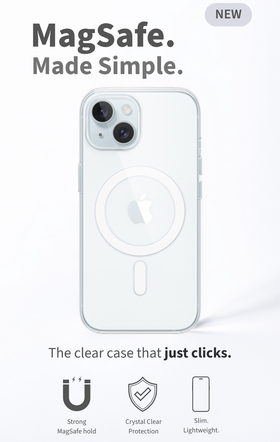 Clarity+ MagSafe Clear iPhone Case